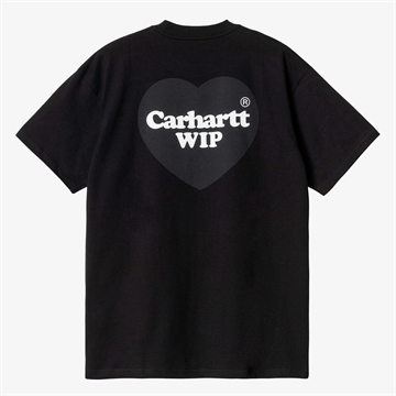 Carhartt WIP T-shirt Double Heart Black